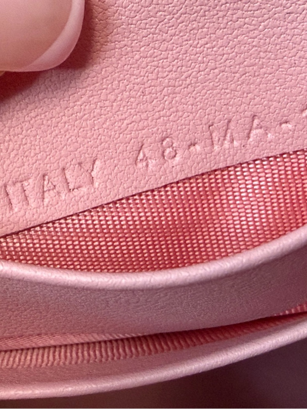 CHRISTIAN DIOR Goatskin Saddle Rodeo Pouch in Pink - Picture 10 of 12